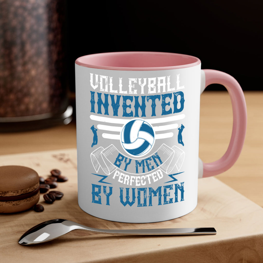 Volleyball invented by men perfected by women Style 118#- volleyball-Mug / Coffee Cup