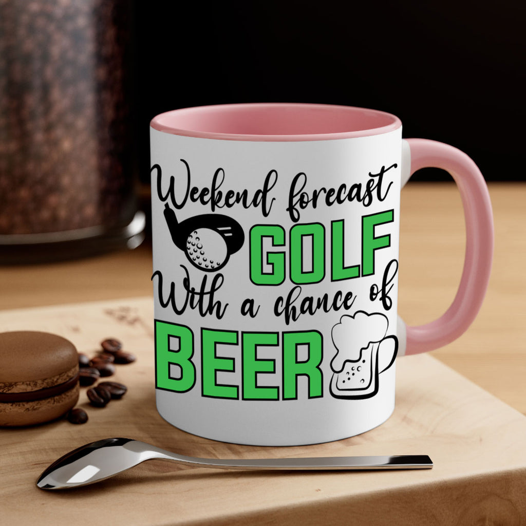 Weekend forecast With a chance of beer 109#- golf-Mug / Coffee Cup