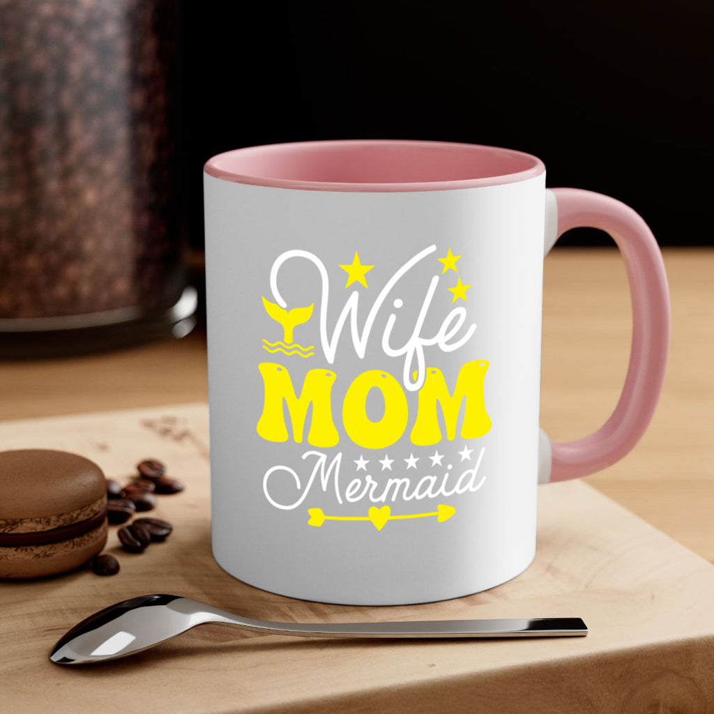 Wife Mom Mermaid 669#- mermaid-Mug / Coffee Cup