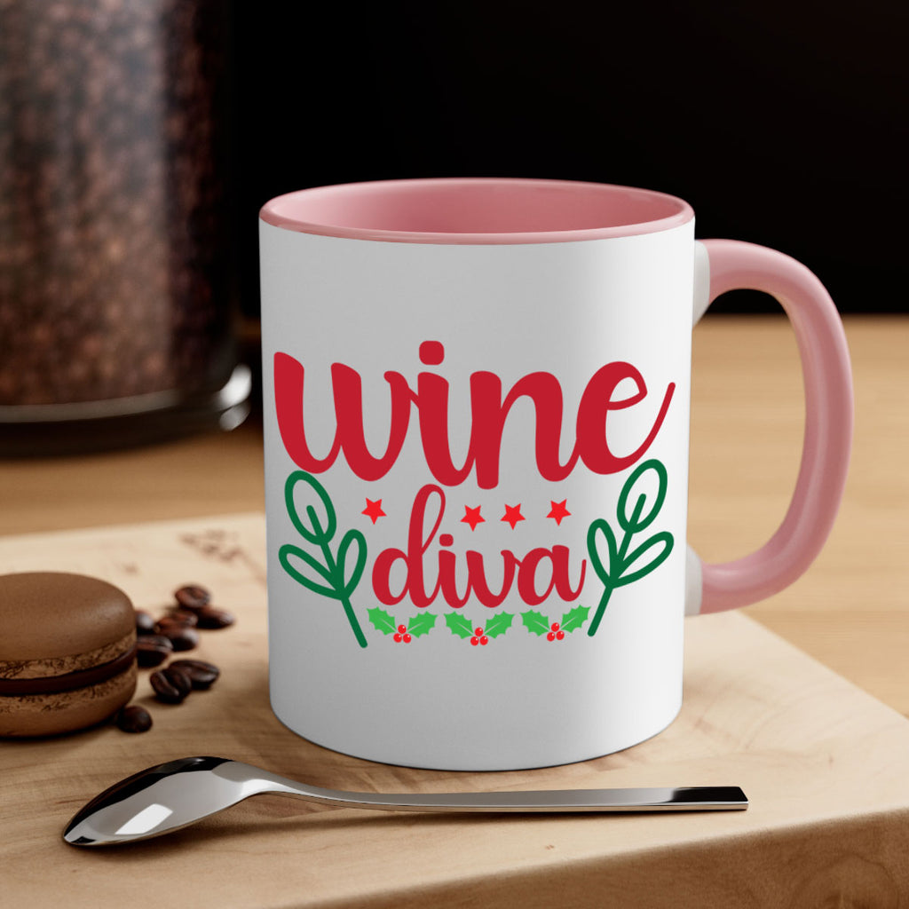 Wine Diva 482#- winter-Mug / Coffee Cup