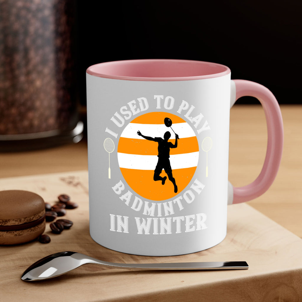 badmintonI used to playin winter 2333#- badminton-Mug / Coffee Cup