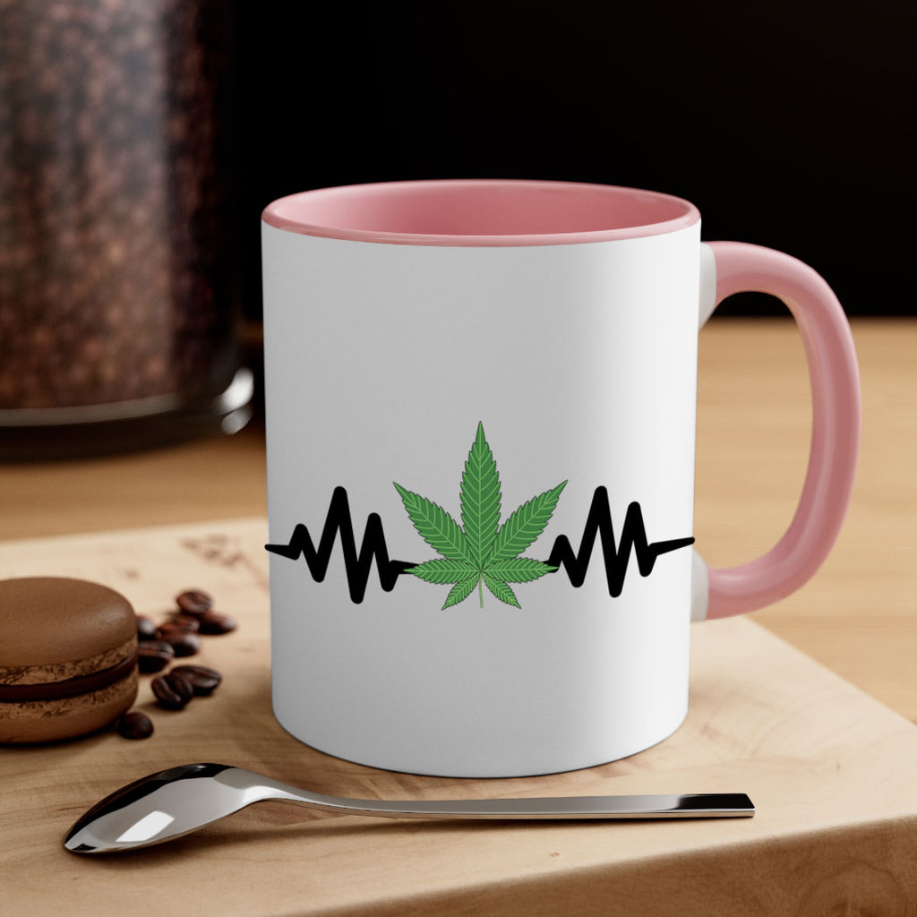 cannabis heartbeat 46#- marijuana-Mug / Coffee Cup