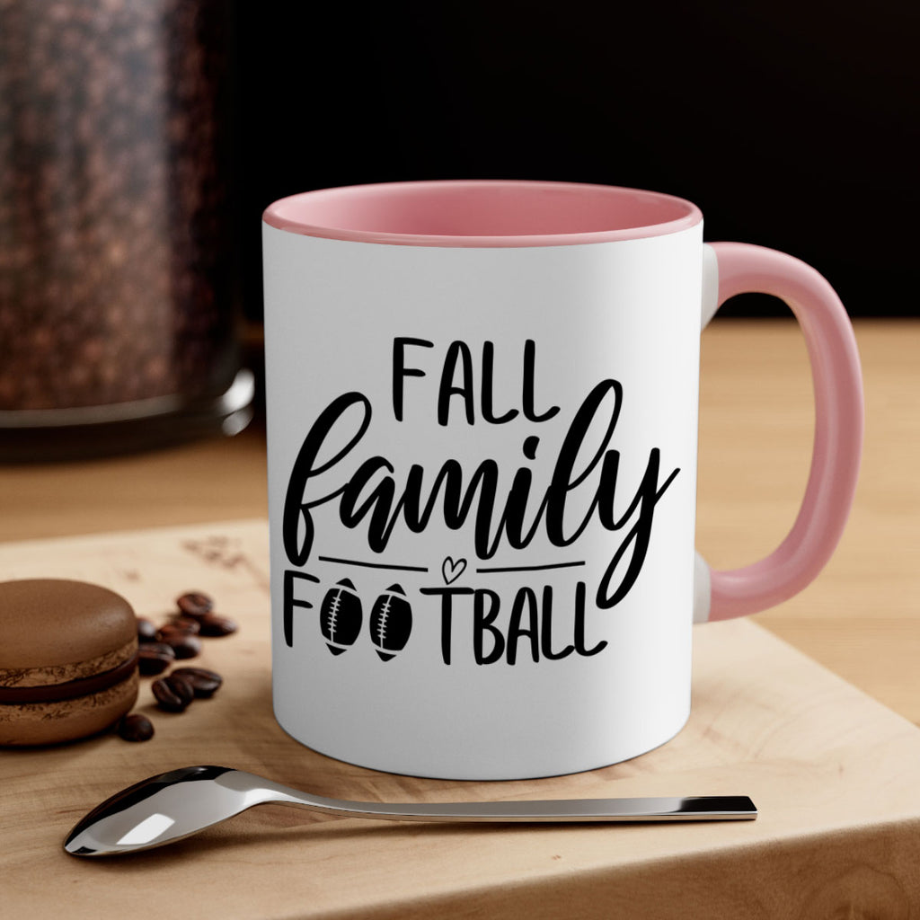 fall family football 100#- fall-Mug / Coffee Cup
