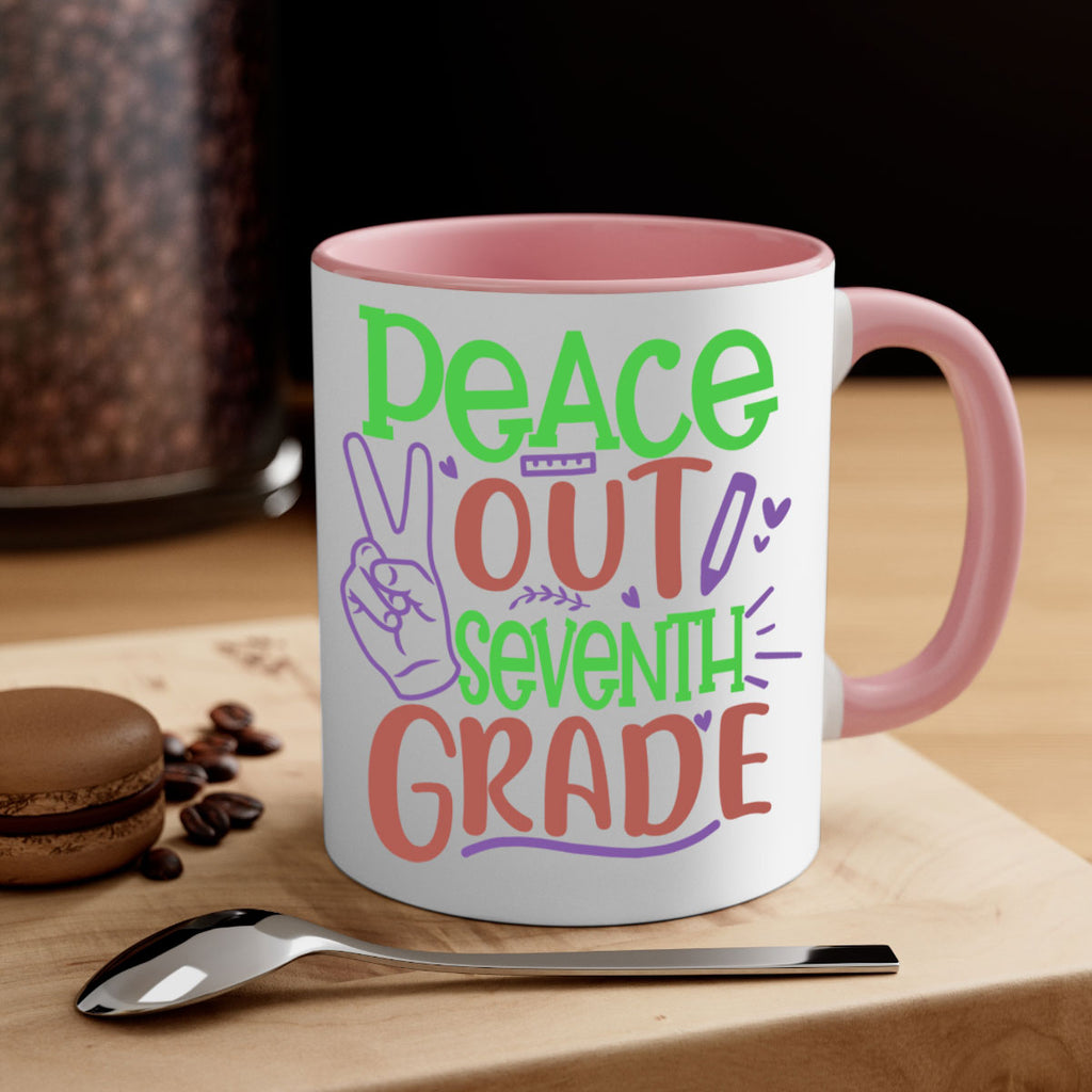 peace out 7th grade 2#- 7th grade-Mug / Coffee Cup