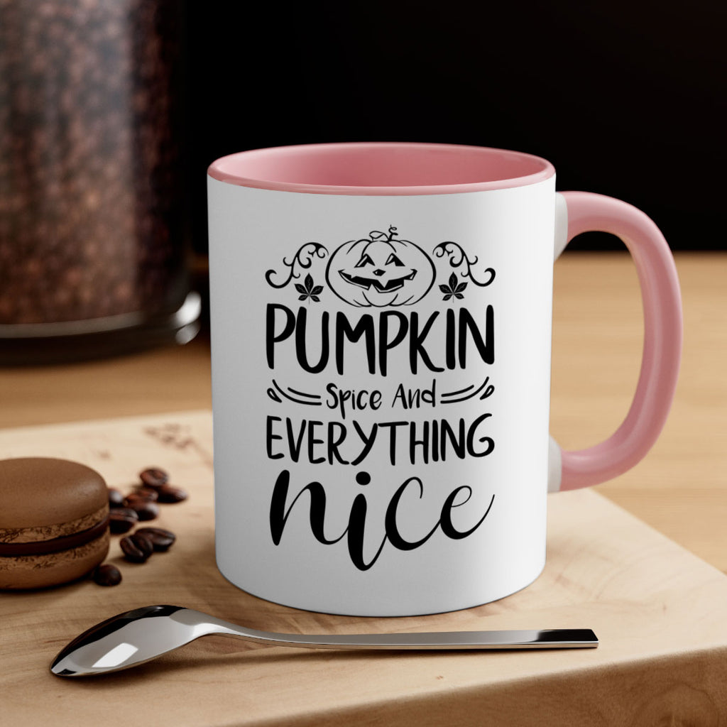 pumpkin spice and everything nice 542#- fall-Mug / Coffee Cup