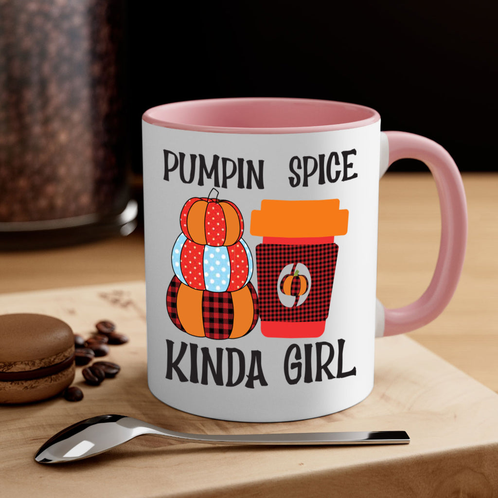 pumpkin spice kinda girl 551#- fall-Mug / Coffee Cup