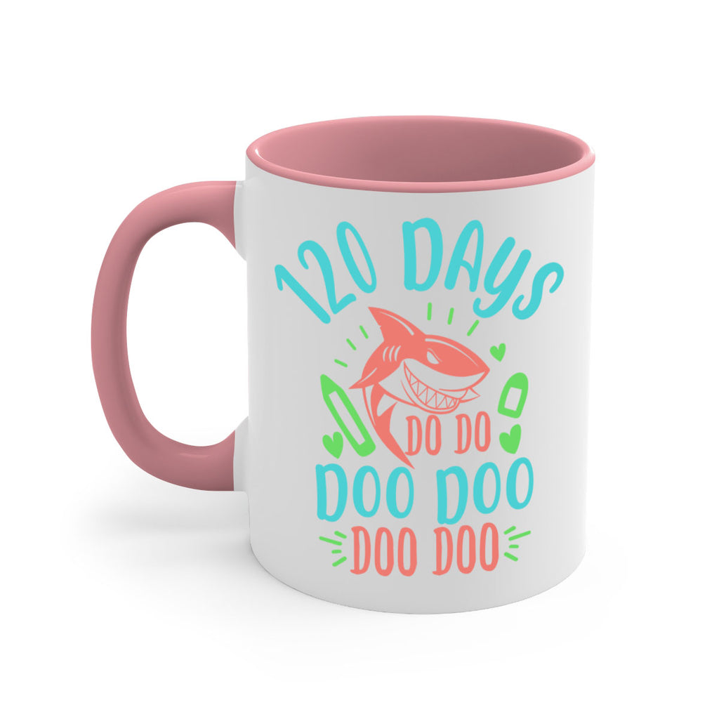 10 120 days shark doo doo 18#- 100 days-Mug / Coffee Cup