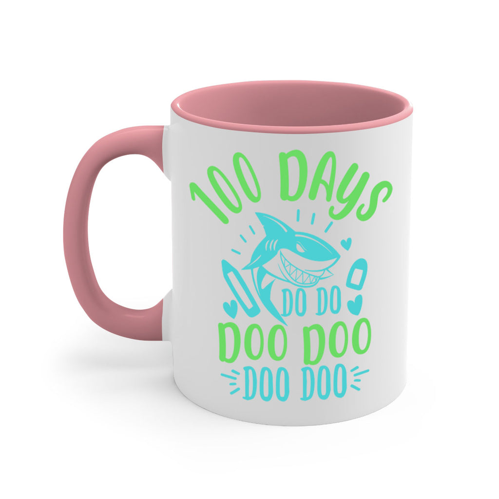 100 days shark doo doo 21#- 100 days-Mug / Coffee Cup