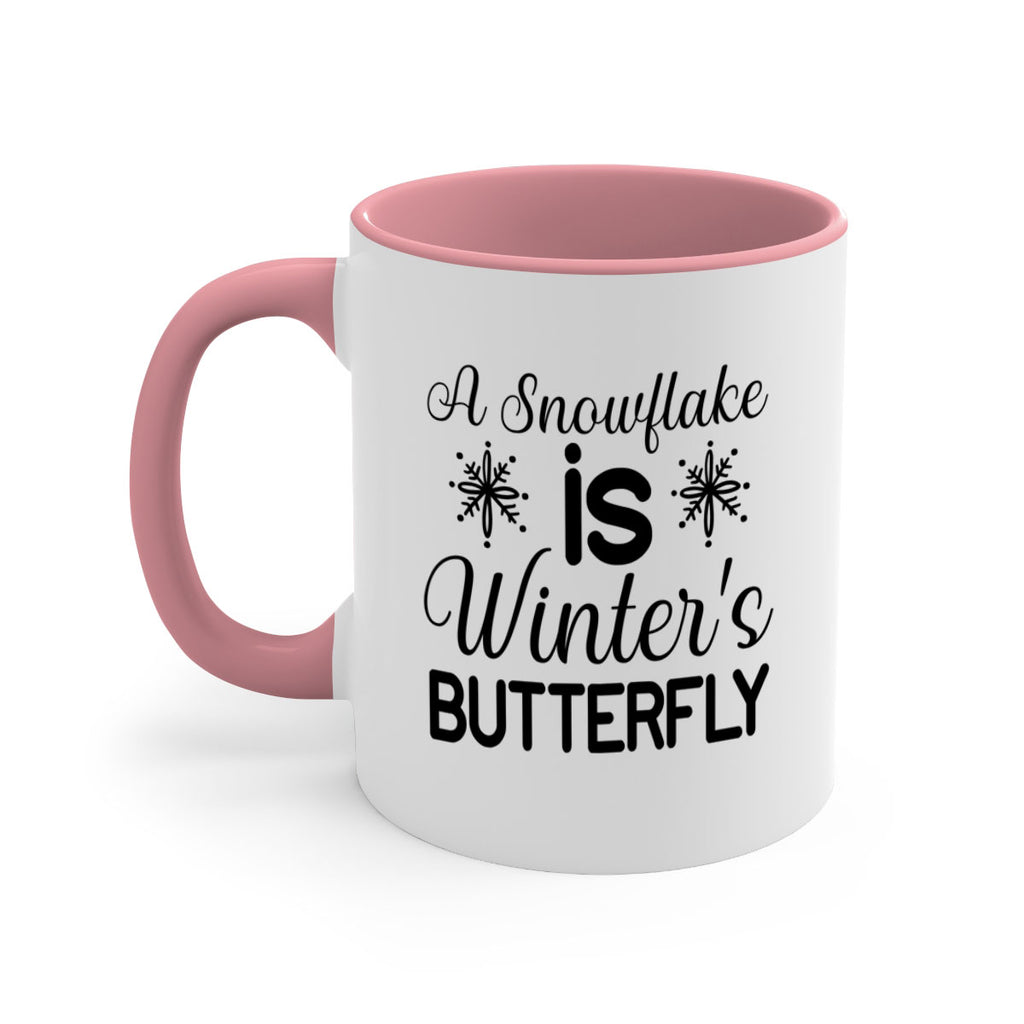 A Snowflake is Winters Butterfly3#- winter-Mug / Coffee Cup