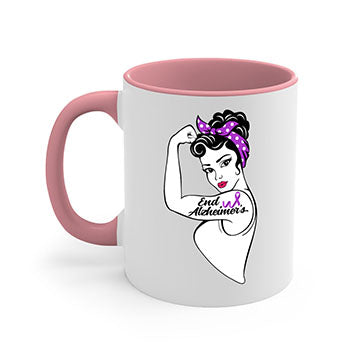 Alzheimer Awareness Strong Purple Ribbon Women Bandana Gift 3#- alzheimers-Mug / Coffee Cup