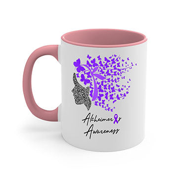 Alzheimers Awareness Shirt Alzheimers Purple Butterflies 24#- alzheimers-Mug / Coffee Cup