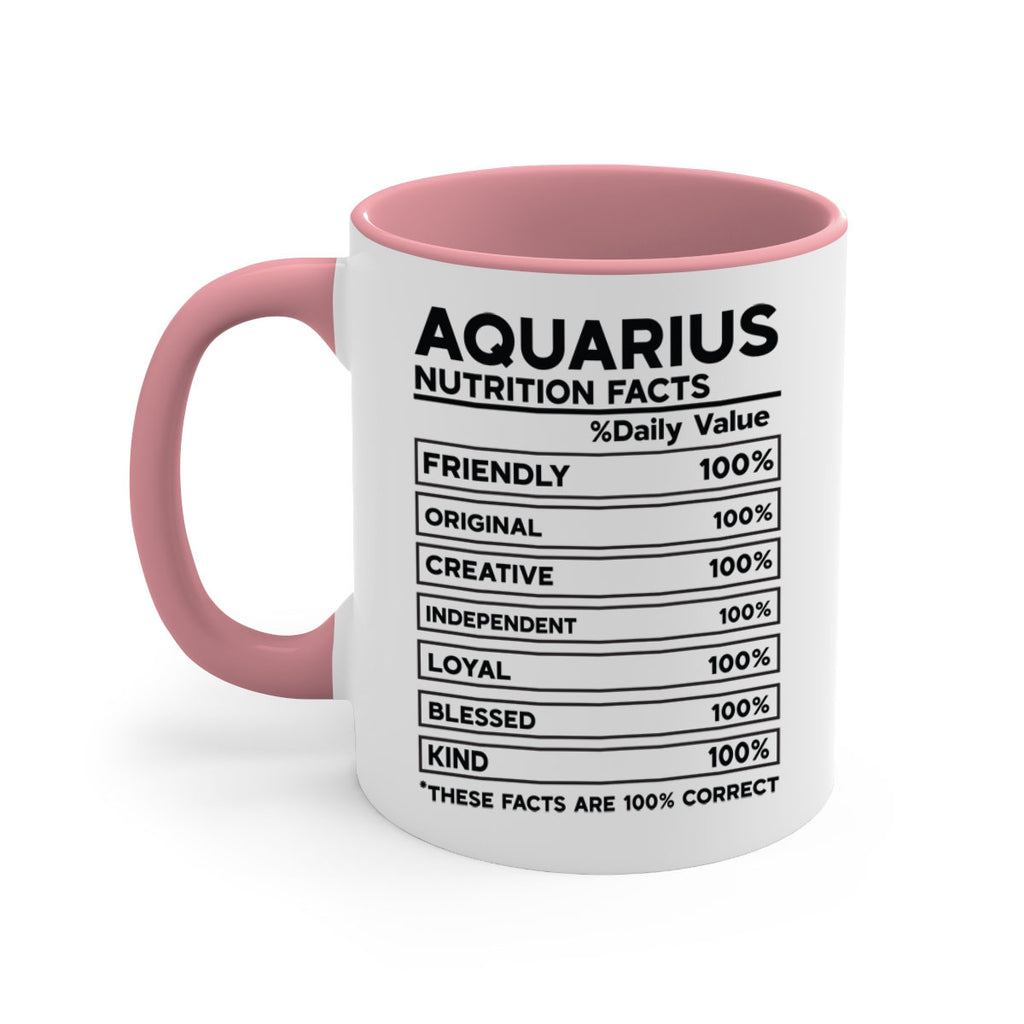 Aquarius Nutrition Facts 67#- zodiac-Mug / Coffee Cup