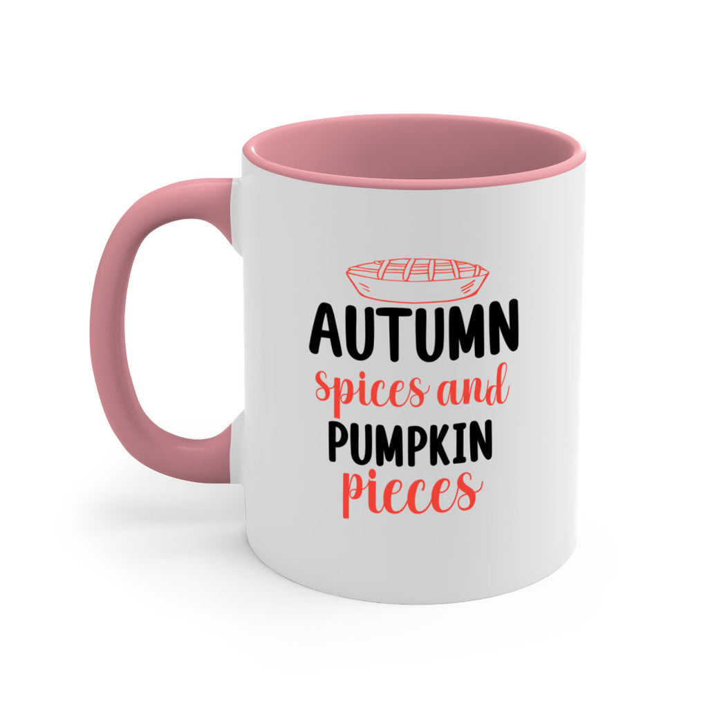 Autumn spices and pumpkin pieces 32#- fall-Mug / Coffee Cup