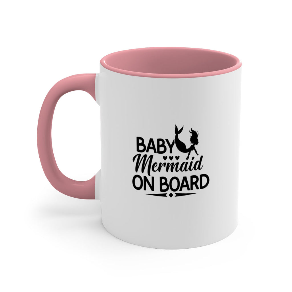 Baby Mermaid On Board 25#- mermaid-Mug / Coffee Cup