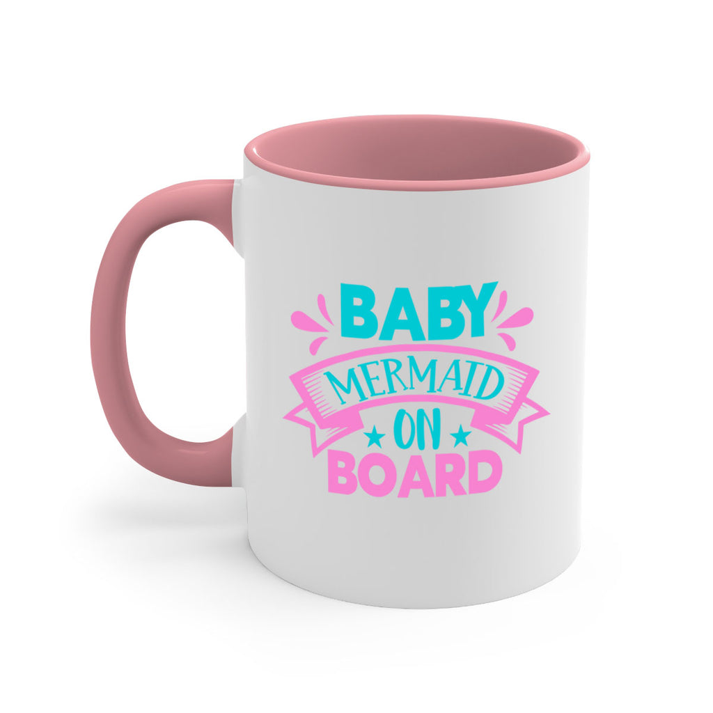 Baby Mermaid On Board 27#- mermaid-Mug / Coffee Cup