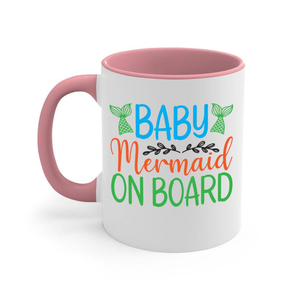 Baby Mermaid On Board 33#- mermaid-Mug / Coffee Cup