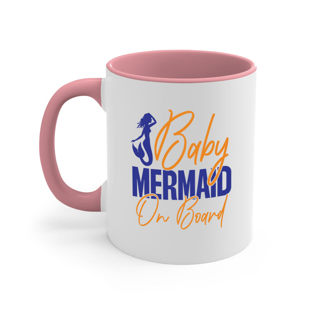 Baby Mermaid on Board 20#- mermaid-Mug / Coffee Cup