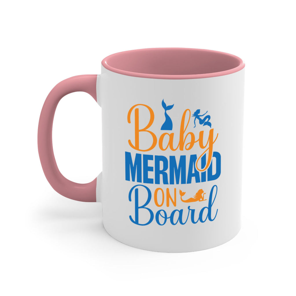 Baby Mermaid on Board 28#- mermaid-Mug / Coffee Cup