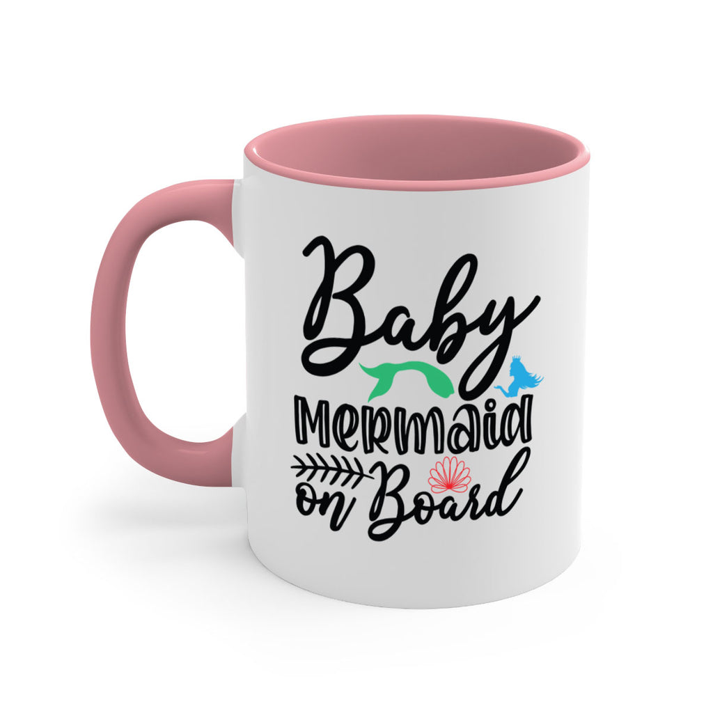 Baby Mermaid on Board 38#- mermaid-Mug / Coffee Cup