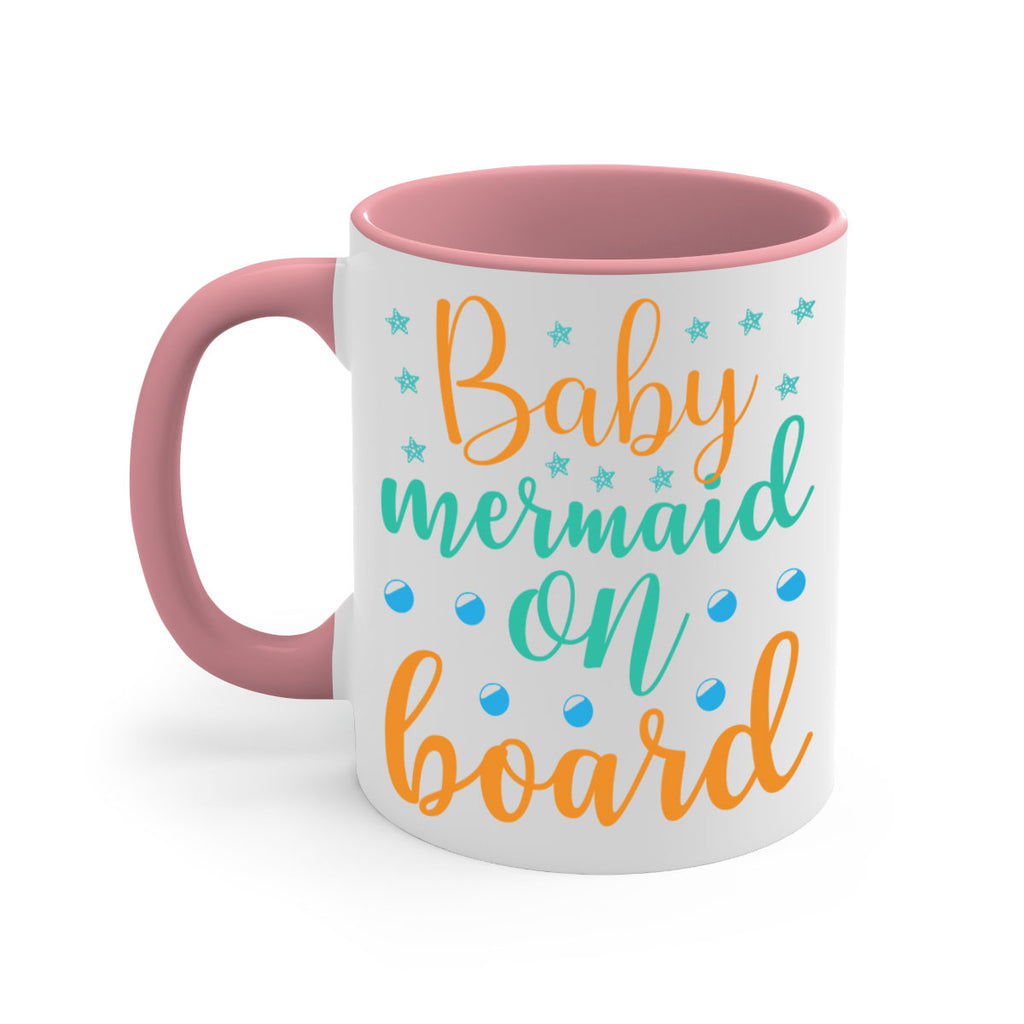 Baby Mermaid on Board 40#- mermaid-Mug / Coffee Cup