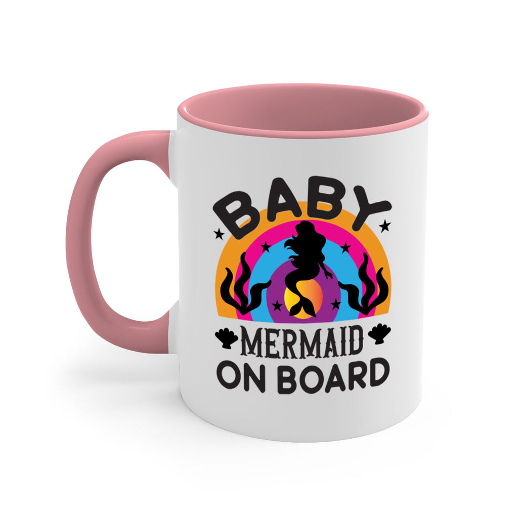 Baby mermaid on board 37#- mermaid-Mug / Coffee Cup