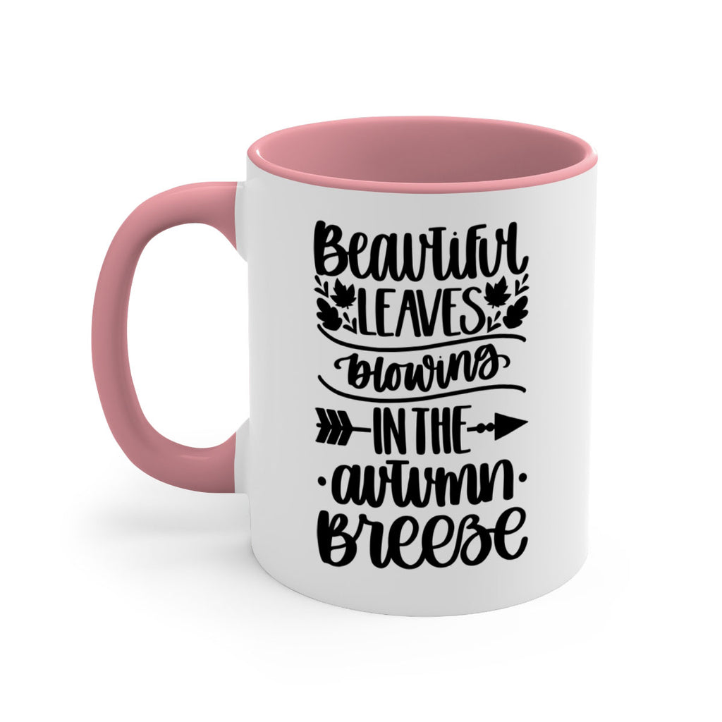 Beautiful Leaves Blowing In The Autumn Breeze 479#- fall-Mug / Coffee Cup