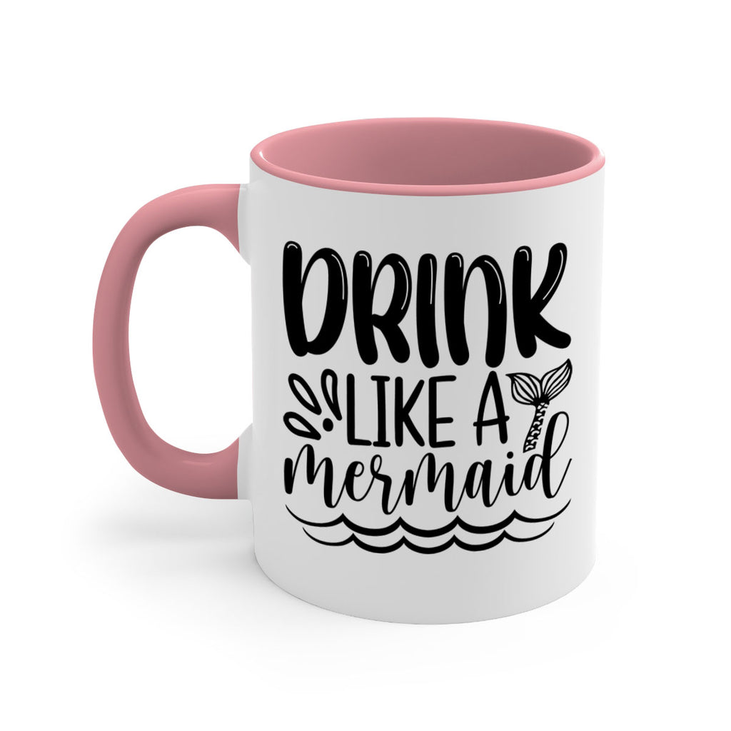 Drink Like A Mermaid 145#- mermaid-Mug / Coffee Cup