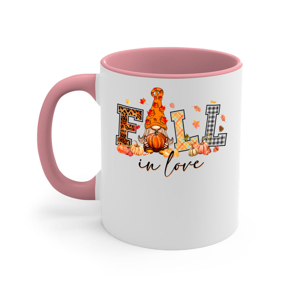 FALLinloveFallGnome 151#- fall-Mug / Coffee Cup