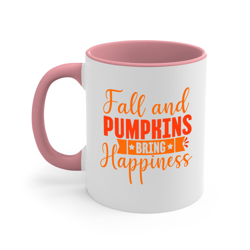 Fall And Pumpkins Bring Happiness Design 84#- fall-Mug / Coffee Cup