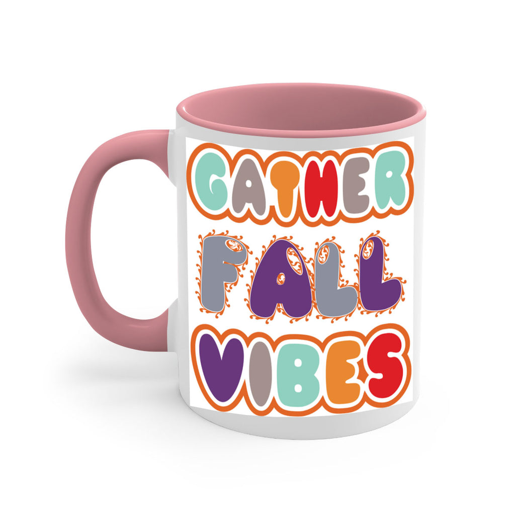 GatherFallVibesdesign 190#- fall-Mug / Coffee Cup