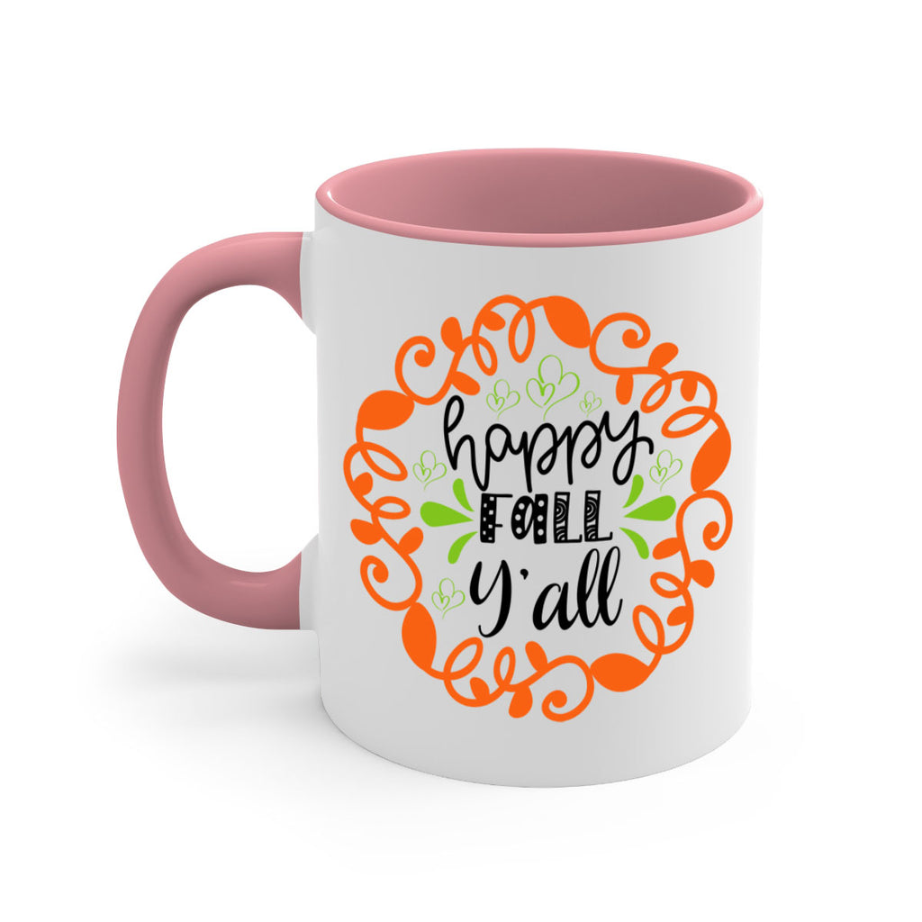 Happy Fall Y all 227#- fall-Mug / Coffee Cup
