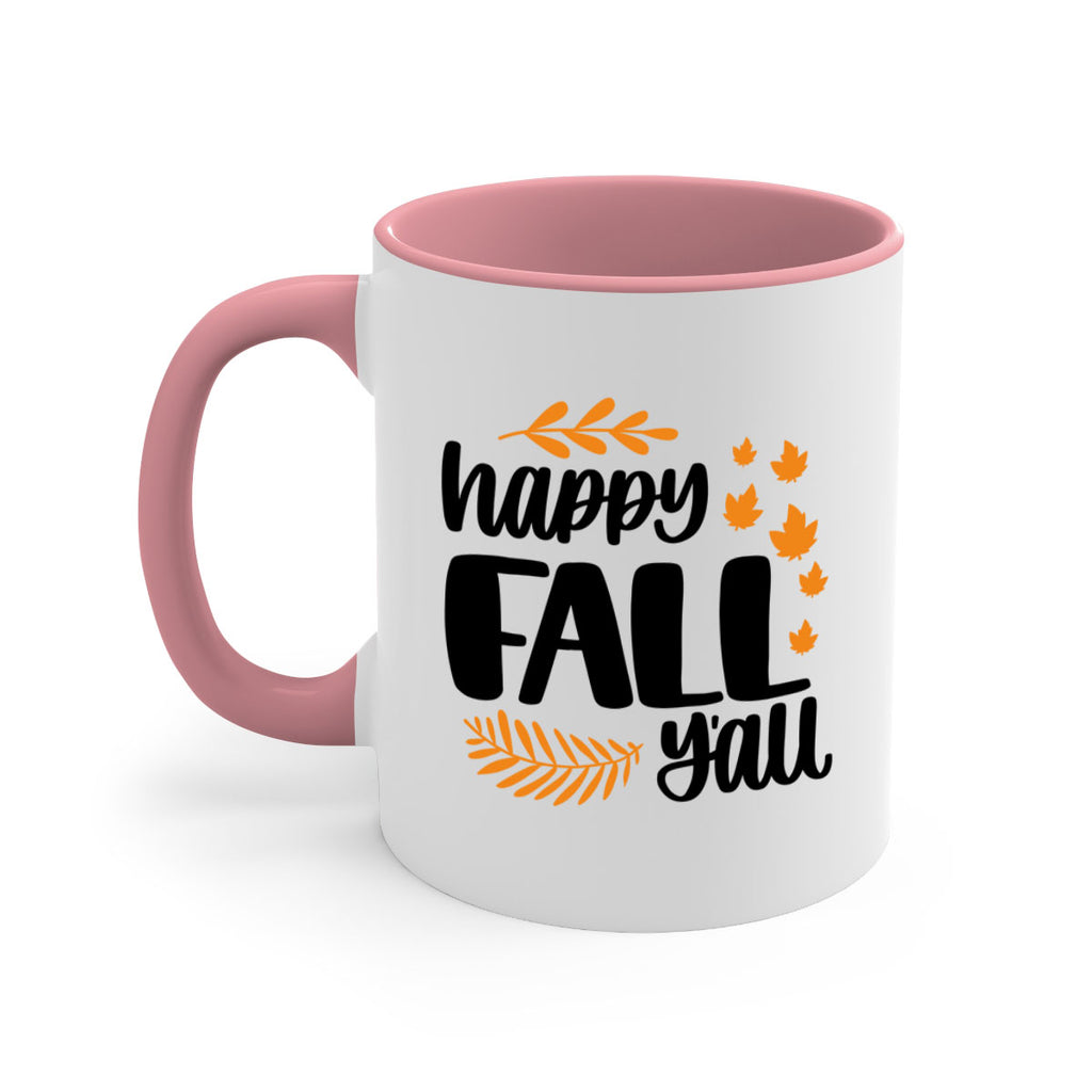 Happy Fall Yall 490#- fall-Mug / Coffee Cup