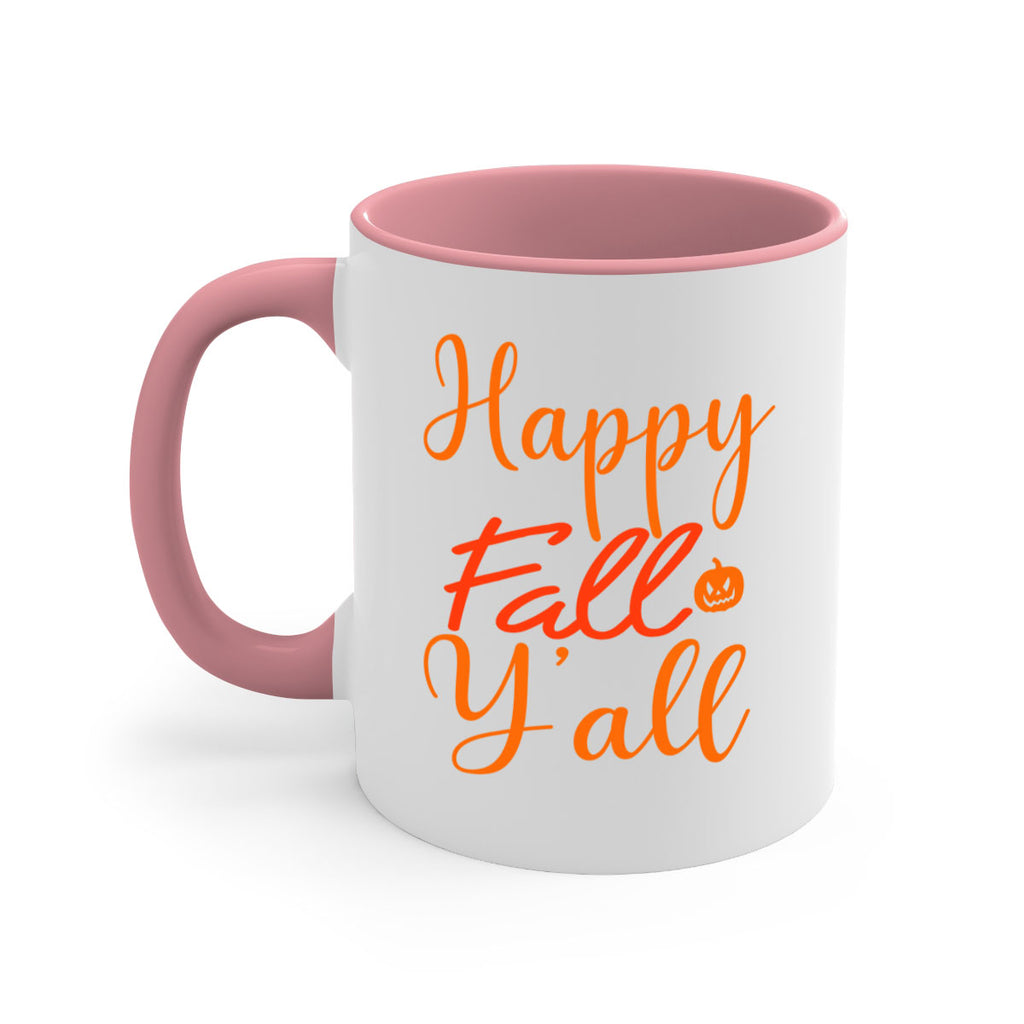 Happy Fall Yall Design 233#- fall-Mug / Coffee Cup