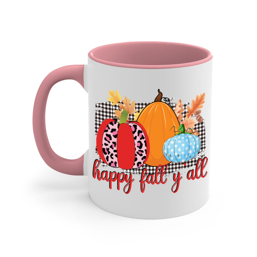 Happy Fall Yall Leopard 229#- fall-Mug / Coffee Cup