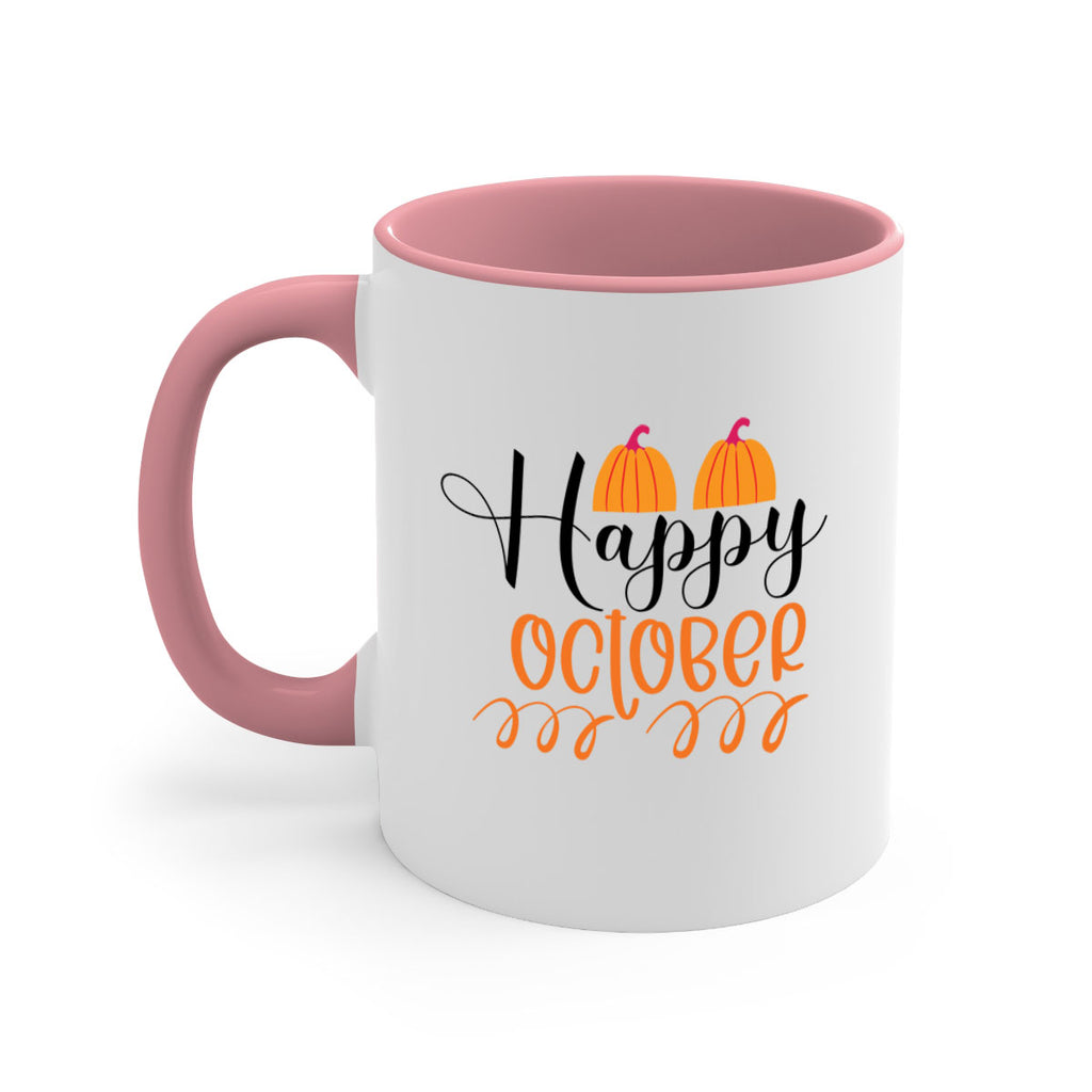 Happy October 238#- fall-Mug / Coffee Cup