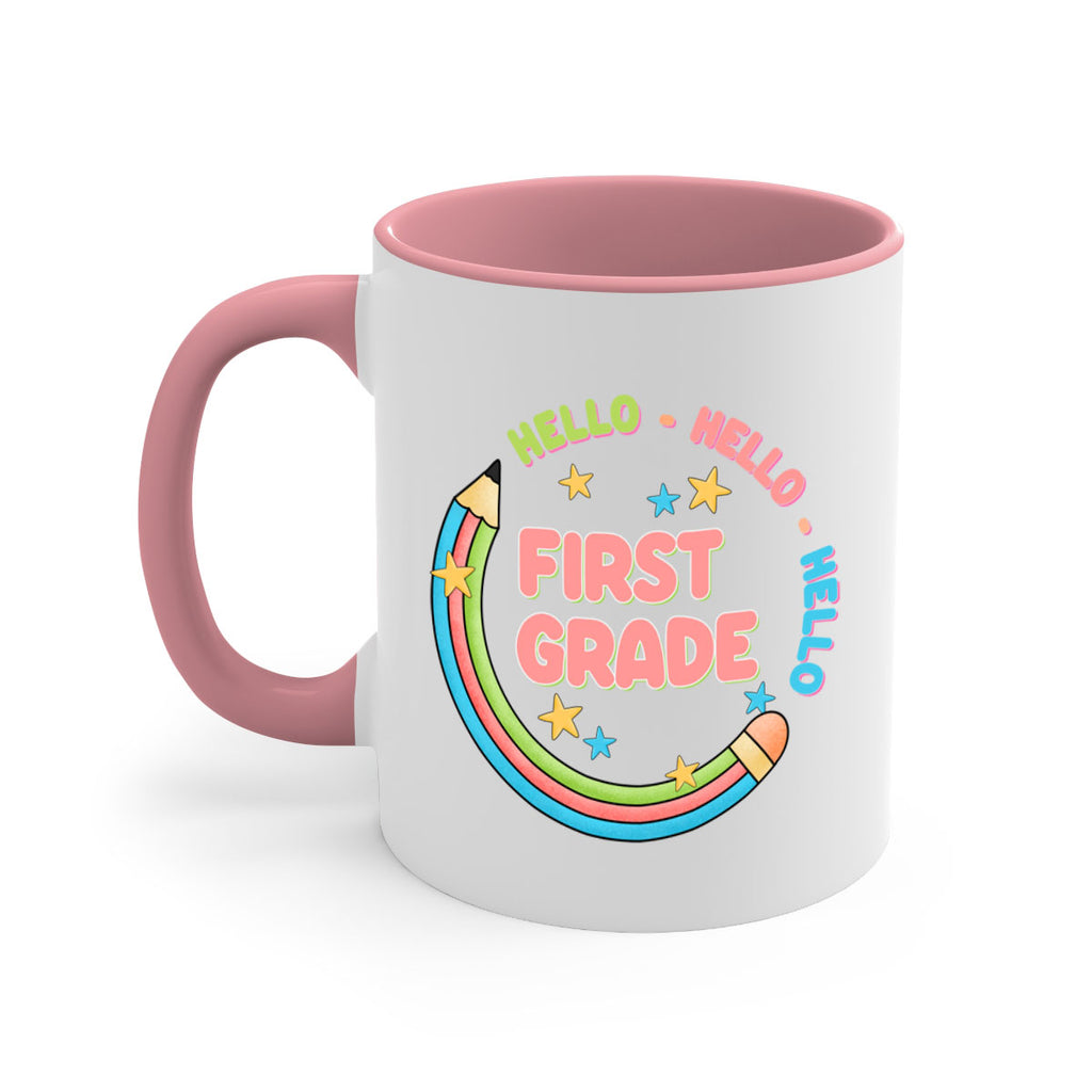 Hello 1st Grade Pencil 15#- First Grade-Mug / Coffee Cup