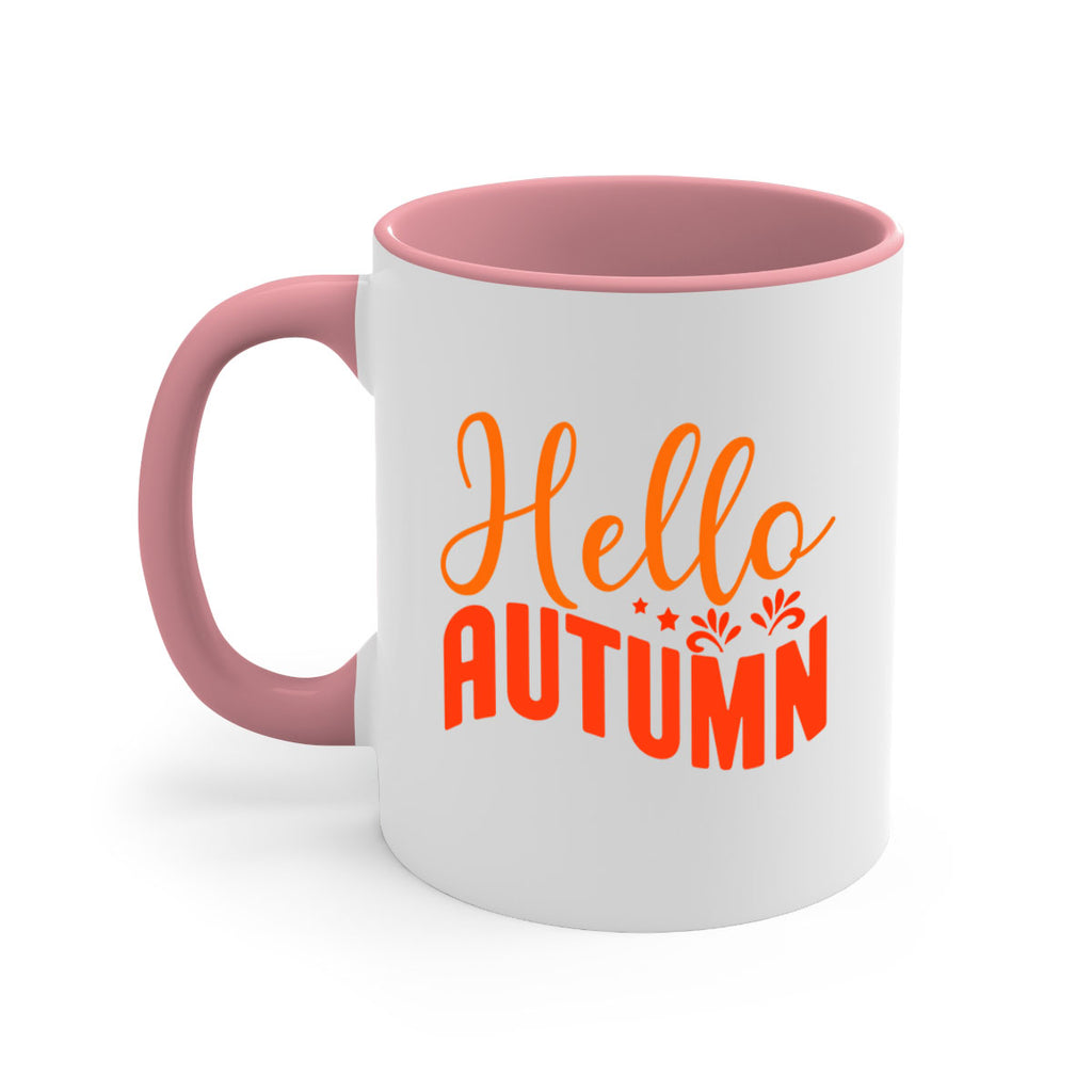 Hello Autumn Design 268#- fall-Mug / Coffee Cup