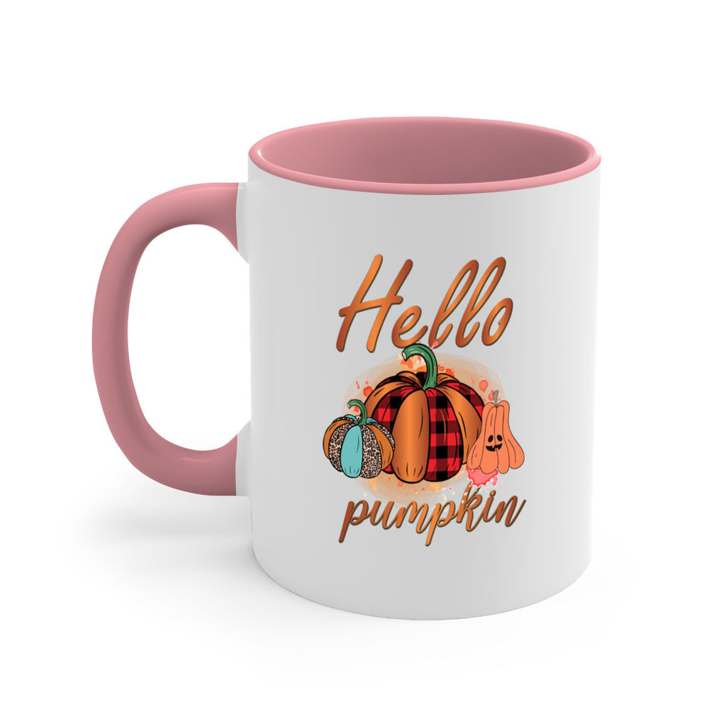 Hello Pumpkin 284#- fall-Mug / Coffee Cup