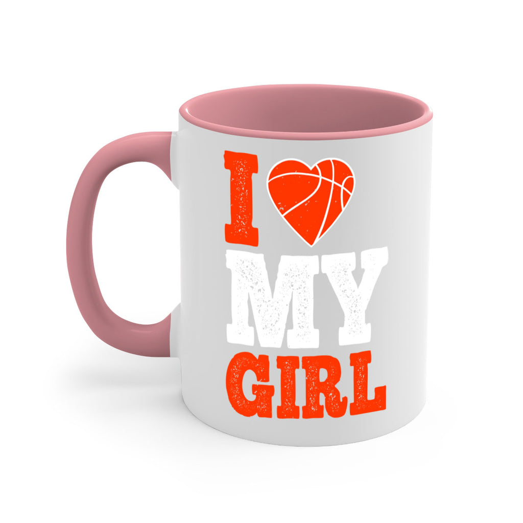 I love my girl 1107#- basketball-Mug / Coffee Cup