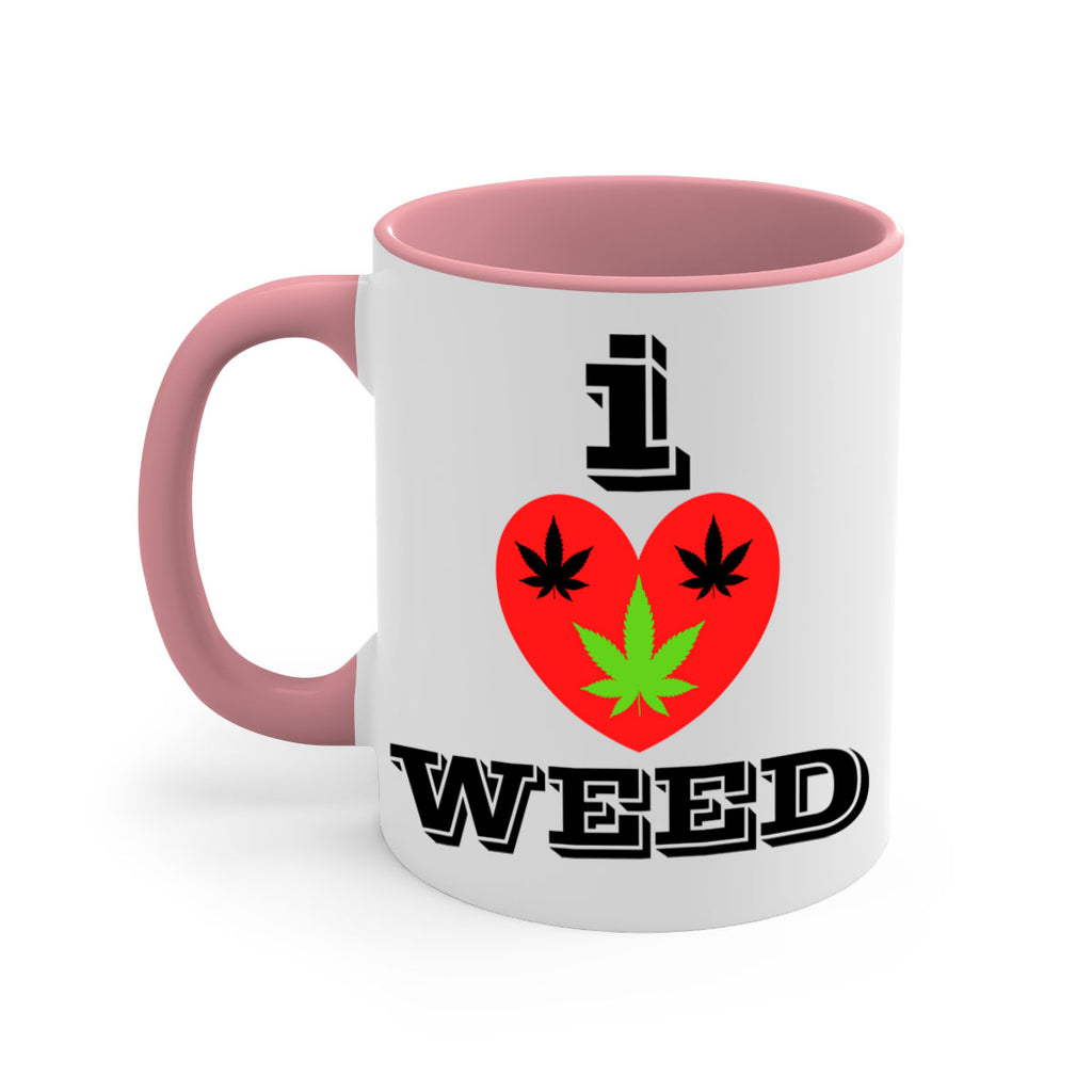 I love weed 128#- marijuana-Mug / Coffee Cup