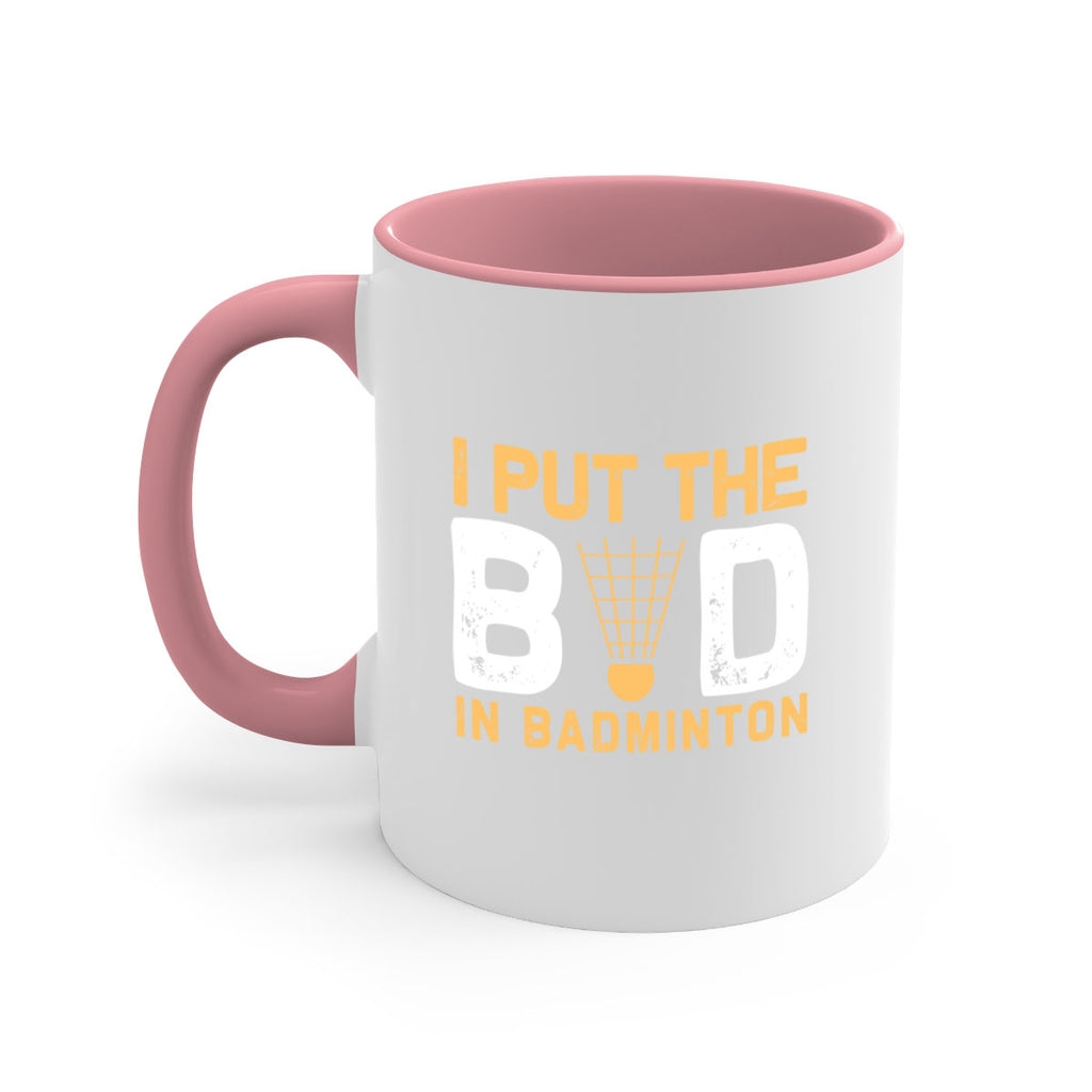 I put the 1097#- badminton-Mug / Coffee Cup