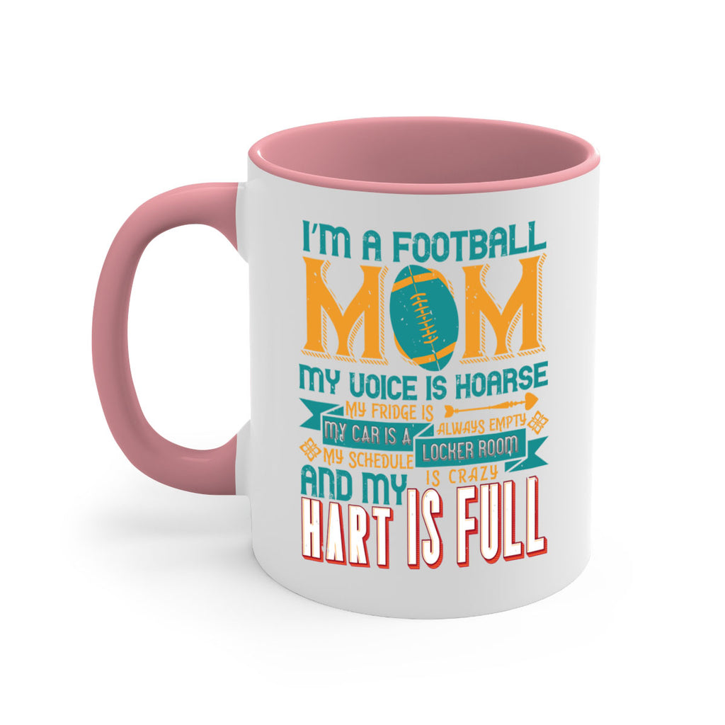 Im football mom my voice is hoarse 1068#- football-Mug / Coffee Cup