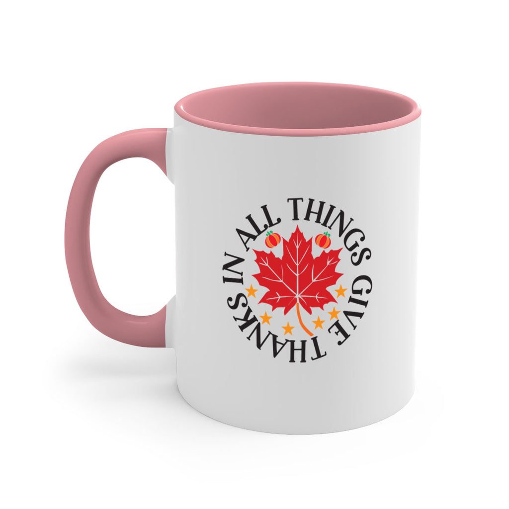 Inallthingsgivethanks 353#- fall-Mug / Coffee Cup