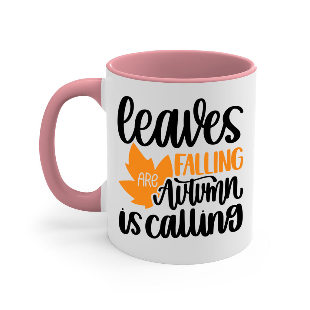 Leaves Are Falling Autumn Is Calling 502#- fall-Mug / Coffee Cup