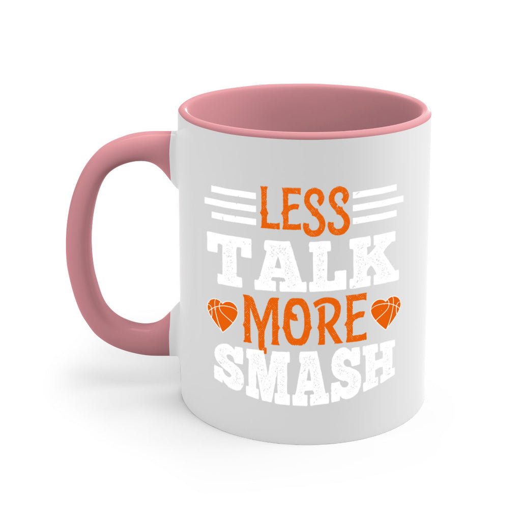 Less talk more smash 2062#- basketball-Mug / Coffee Cup