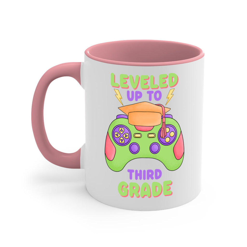 Leveled up to 3rd Grade 15#- Third Grade-Mug / Coffee Cup