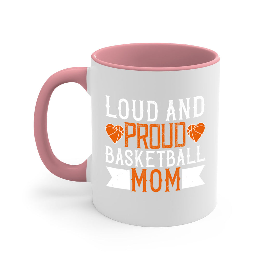 Loud proud basketball mom 766#- basketball-Mug / Coffee Cup