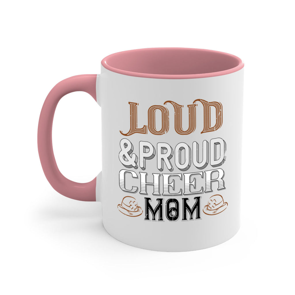 Loud proud cheer mom 763#- football-Mug / Coffee Cup