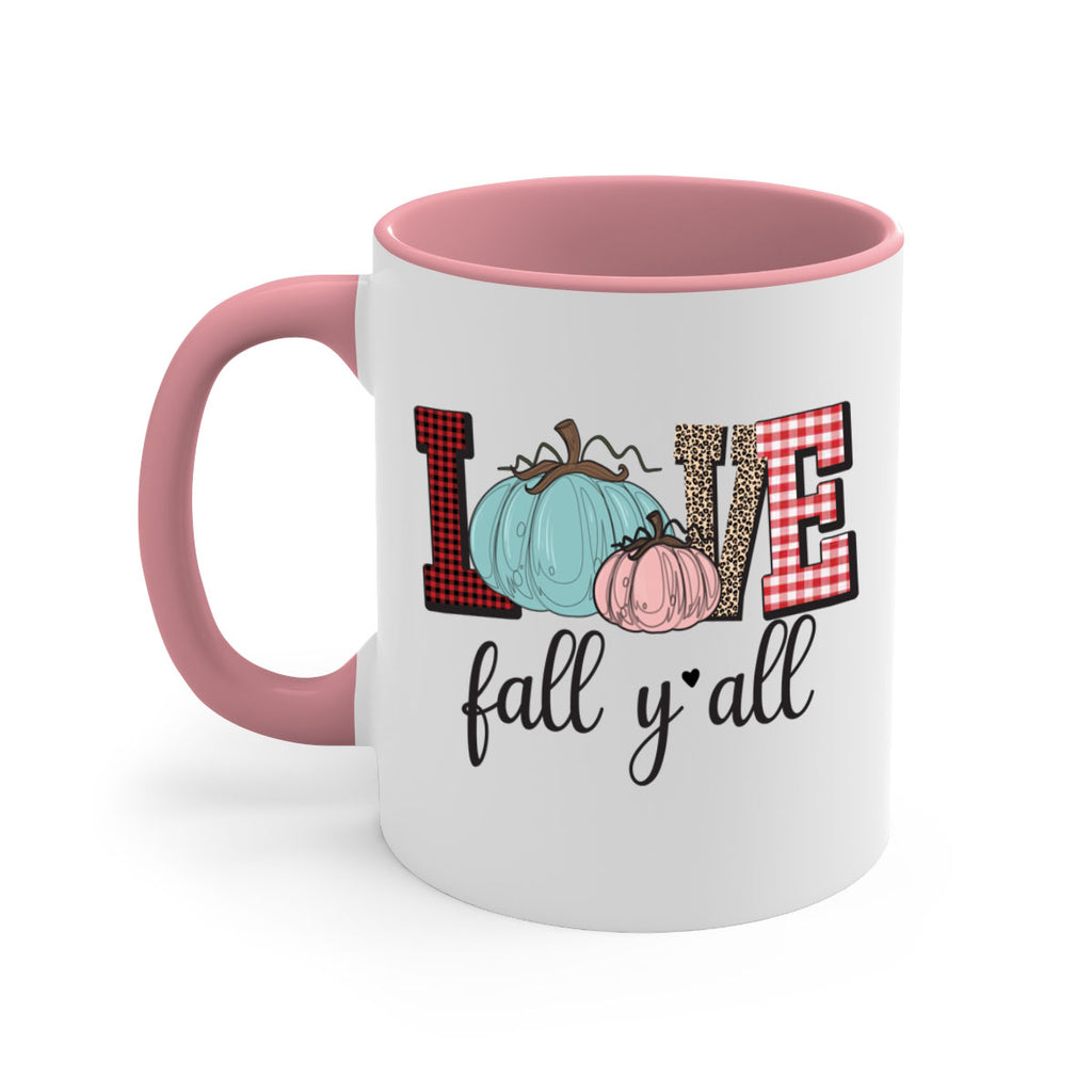 Love Fall Yall 409#- fall-Mug / Coffee Cup