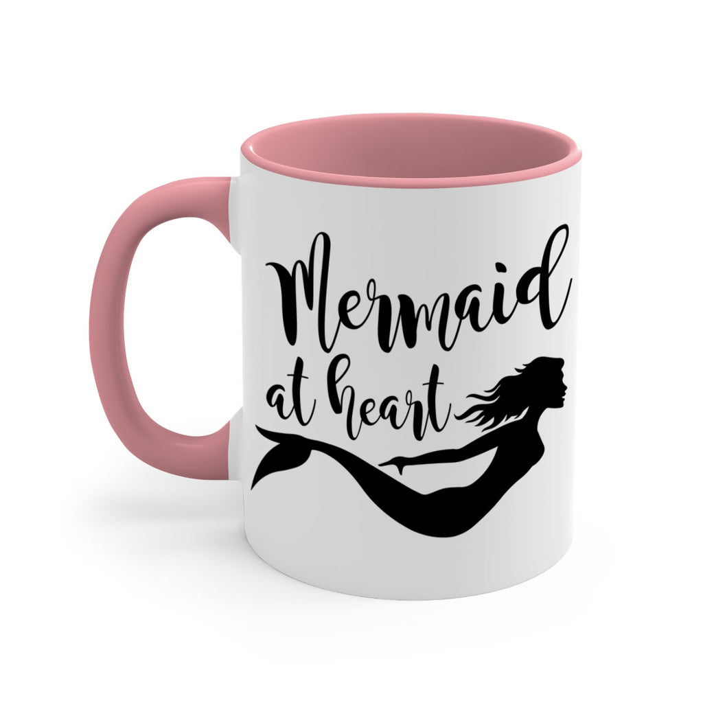 Mermaid at heart 395#- mermaid-Mug / Coffee Cup